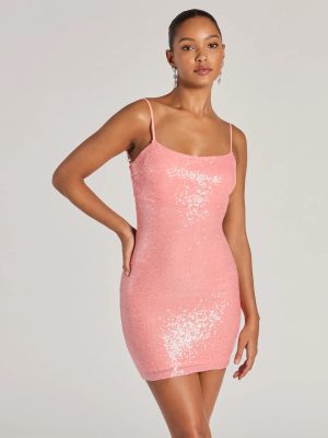 Maddie Strappy Back Bodycon Sequin Mini Dress