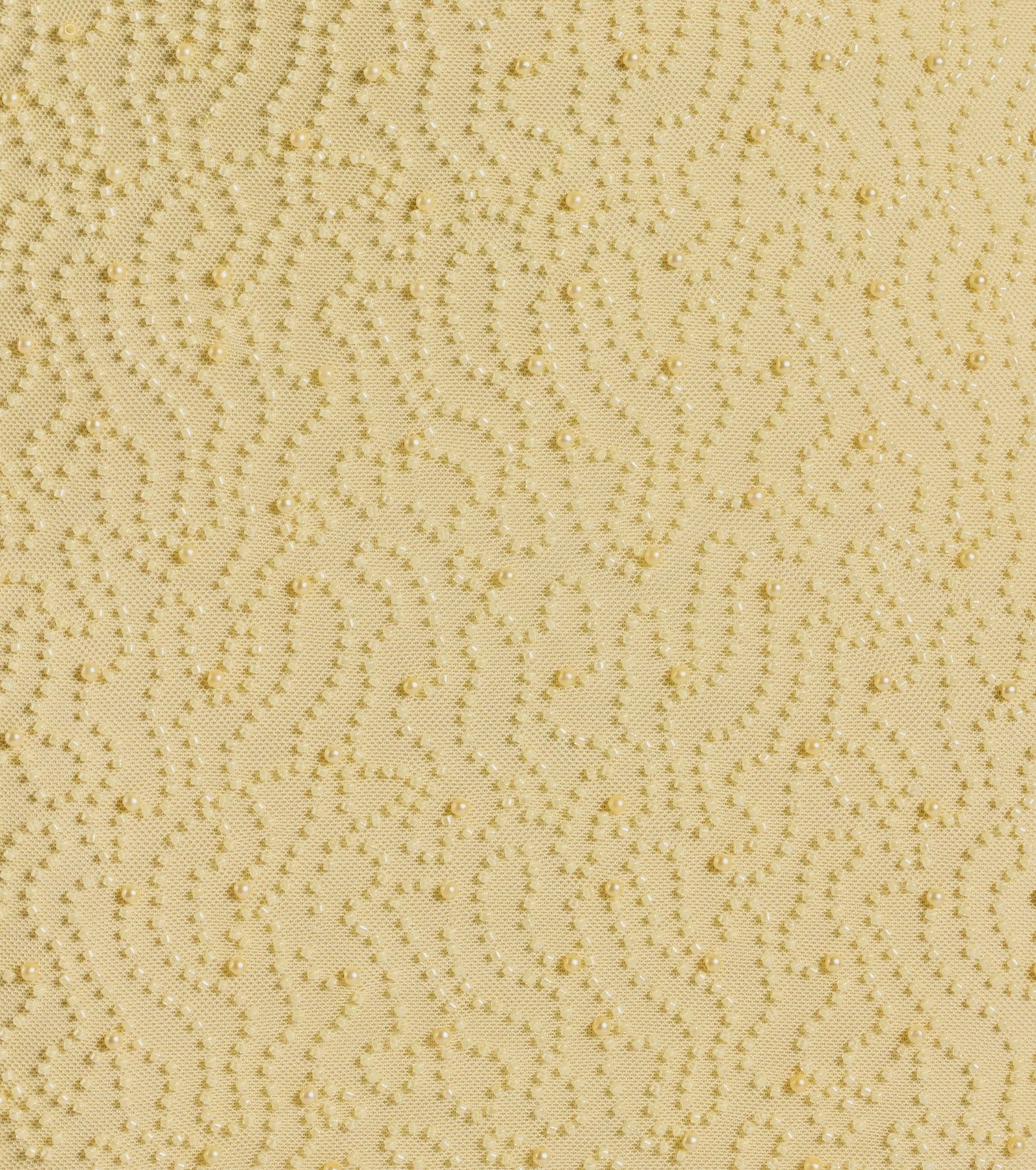 Laurie Pearl Beaded Mesh Lace-Up Mini Dress - Image 8