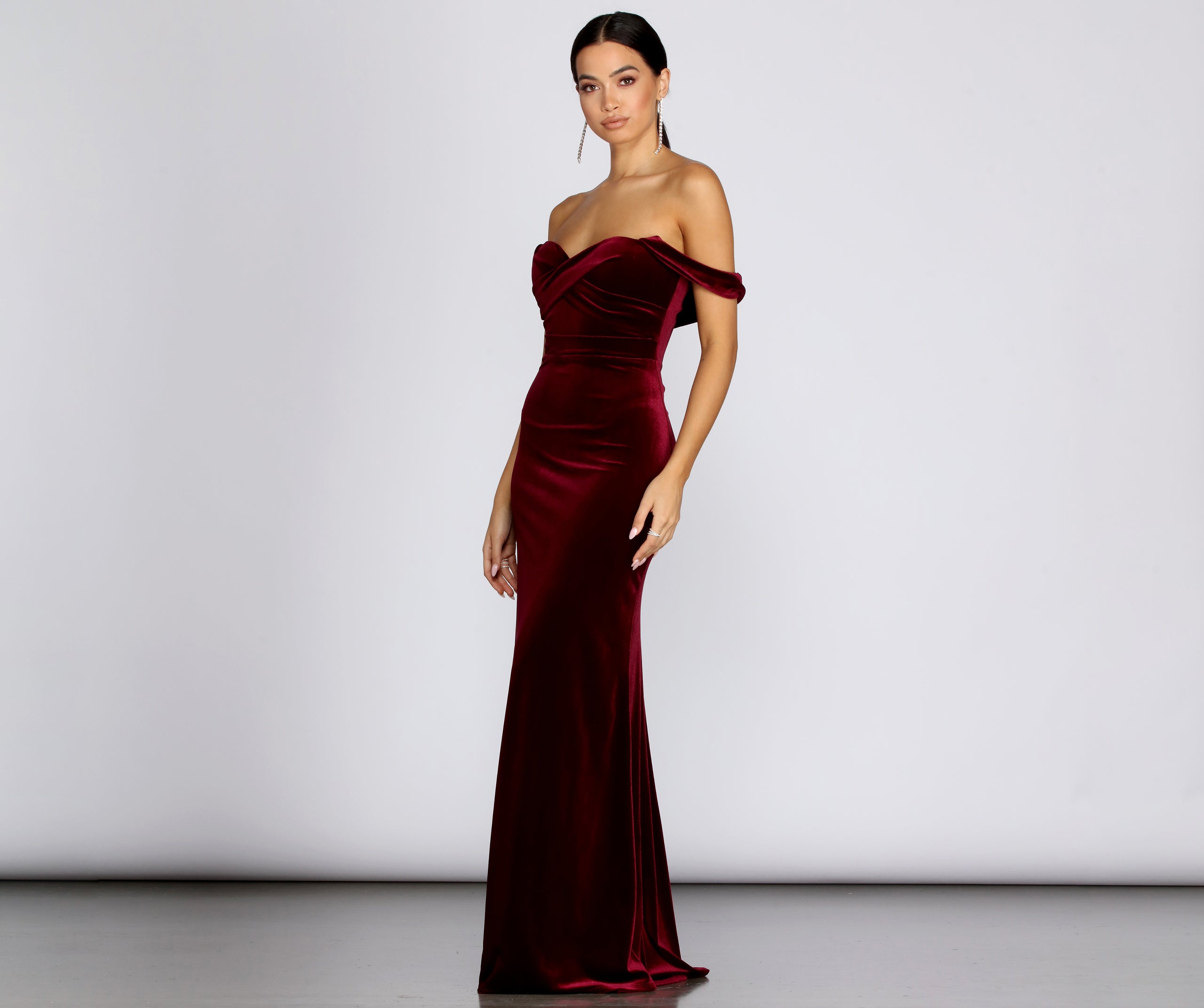 Jenisa Formal Off The Shoulder Dress - Image 2