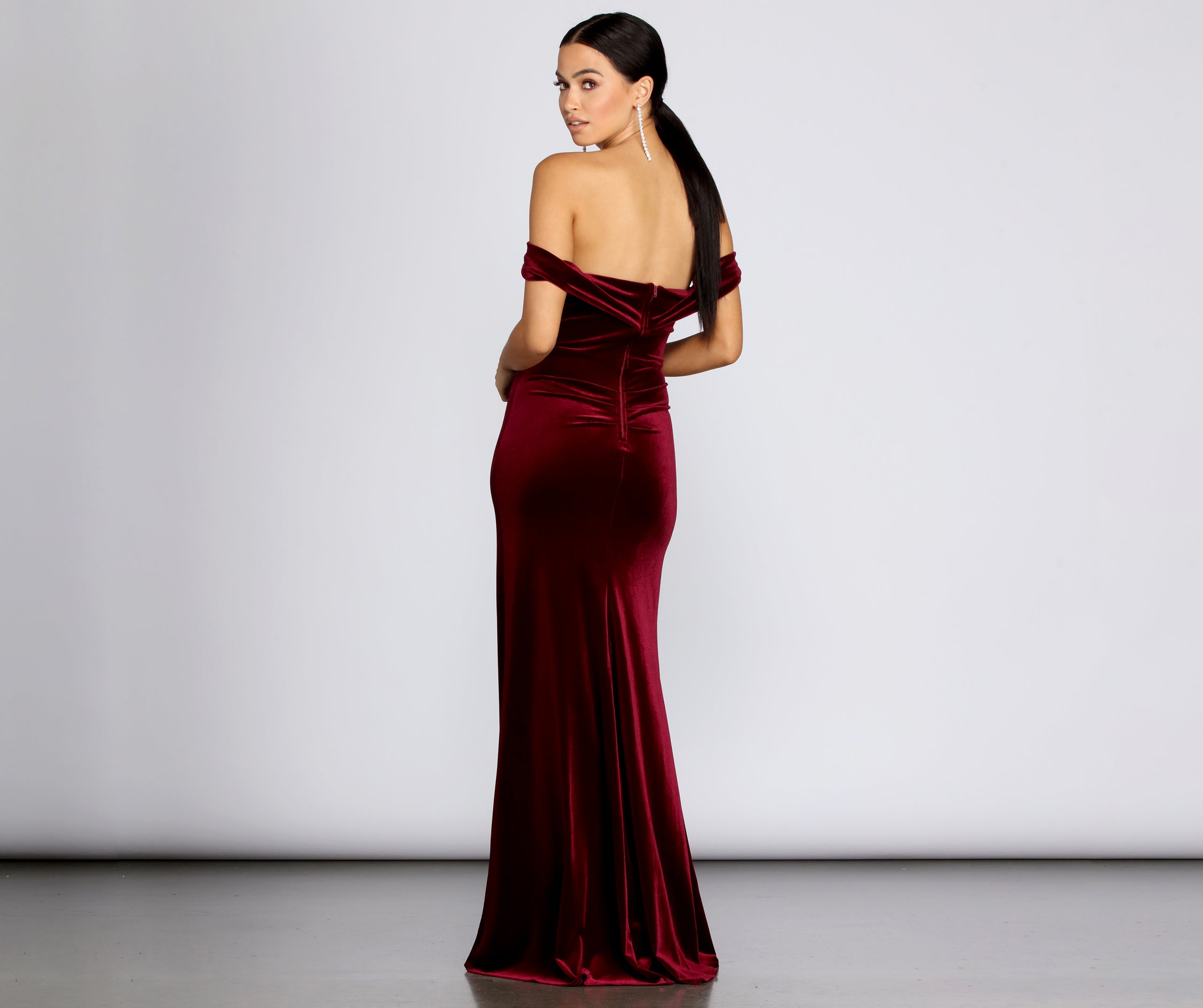Jenisa Formal Off The Shoulder Dress - Image 4