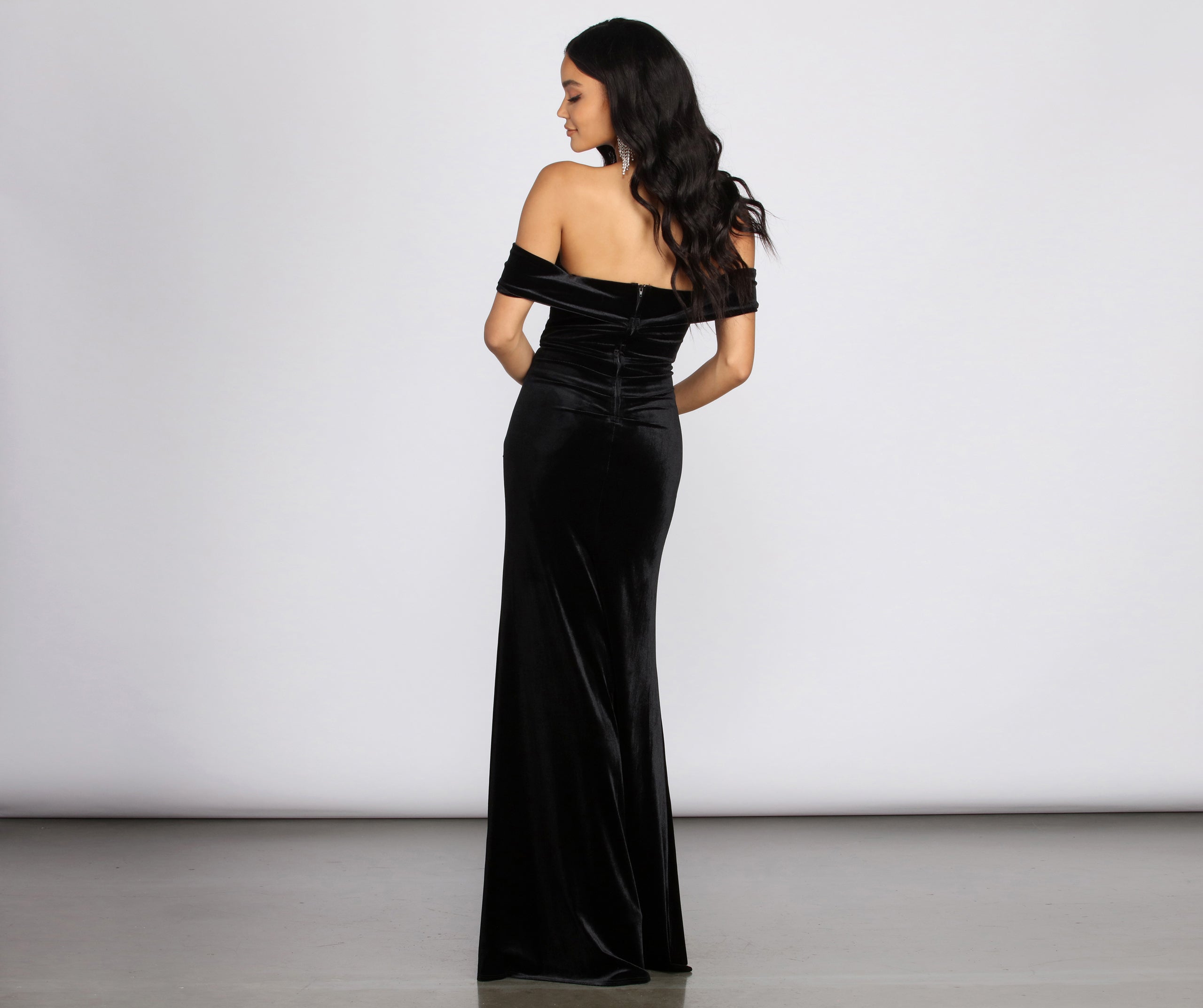 Jenisa Formal Off The Shoulder Dress - Image 10