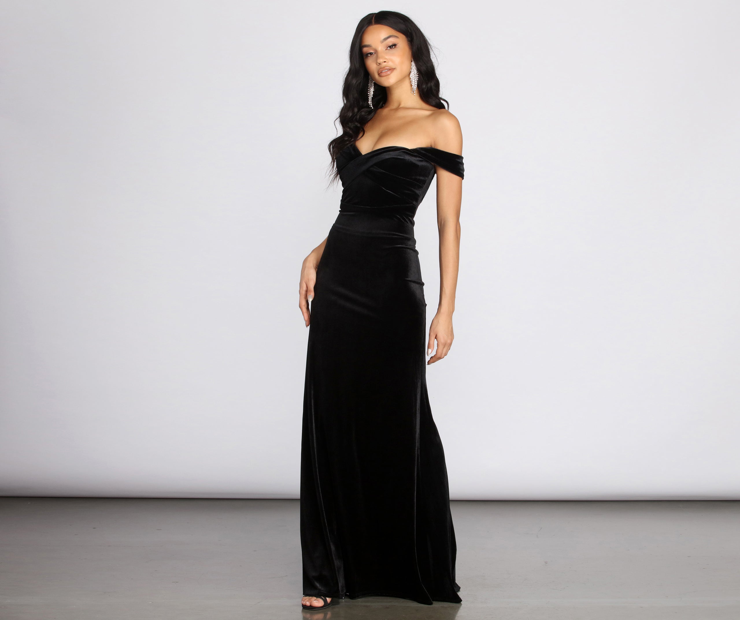 Jenisa Formal Off The Shoulder Dress - Image 12