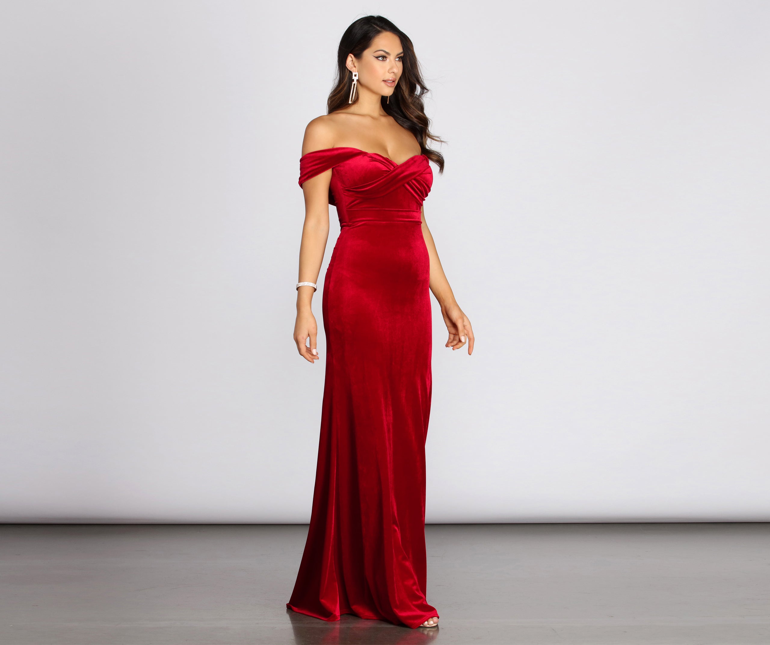 Jenisa Formal Off The Shoulder Dress - Image 8