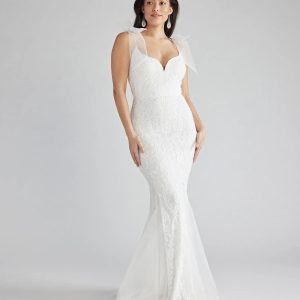 Lola Plunging Halter Geometric Glitter Formal Dress