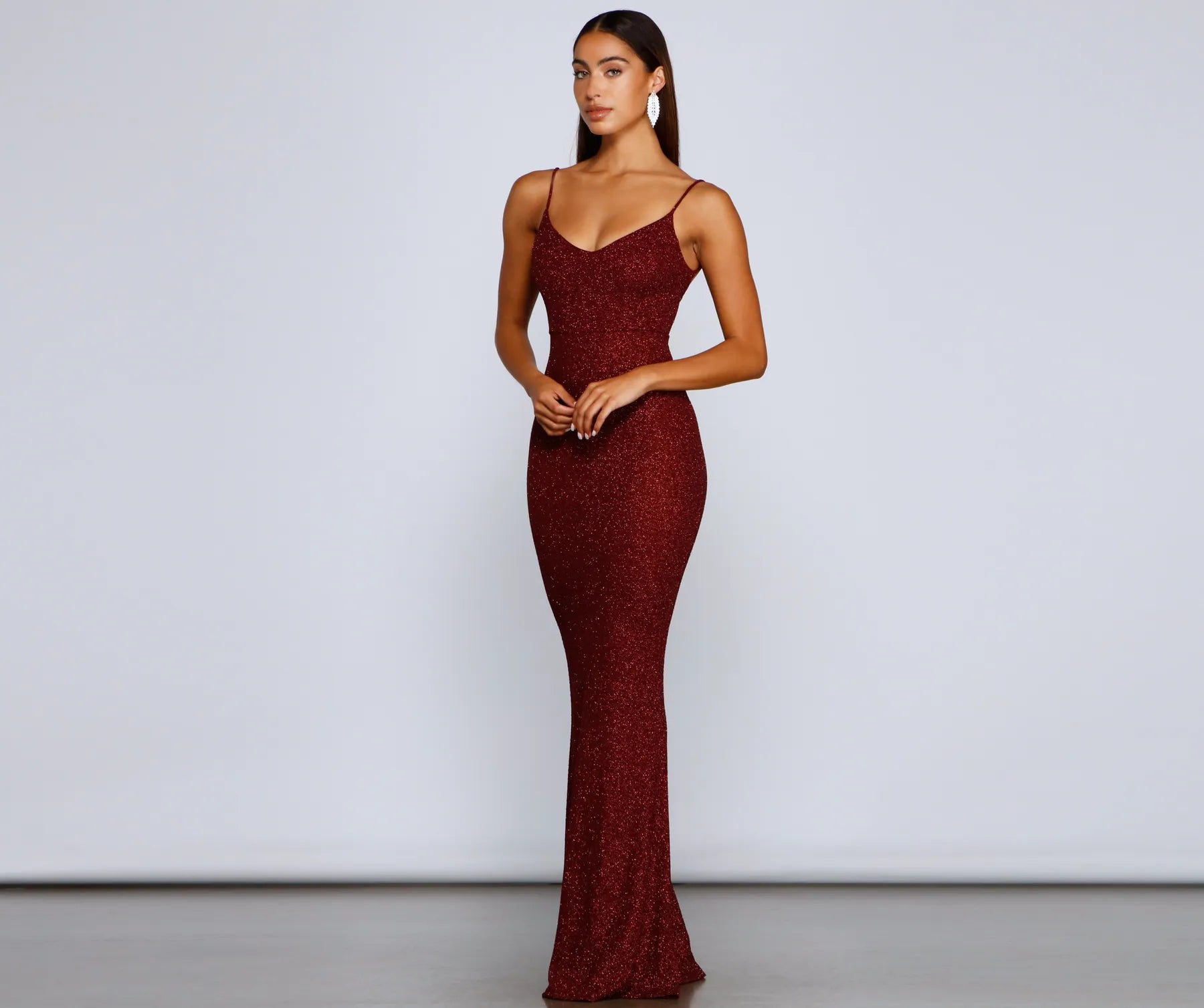 Irene Formal Backless Glitter Mermaid Dress - Image 11
