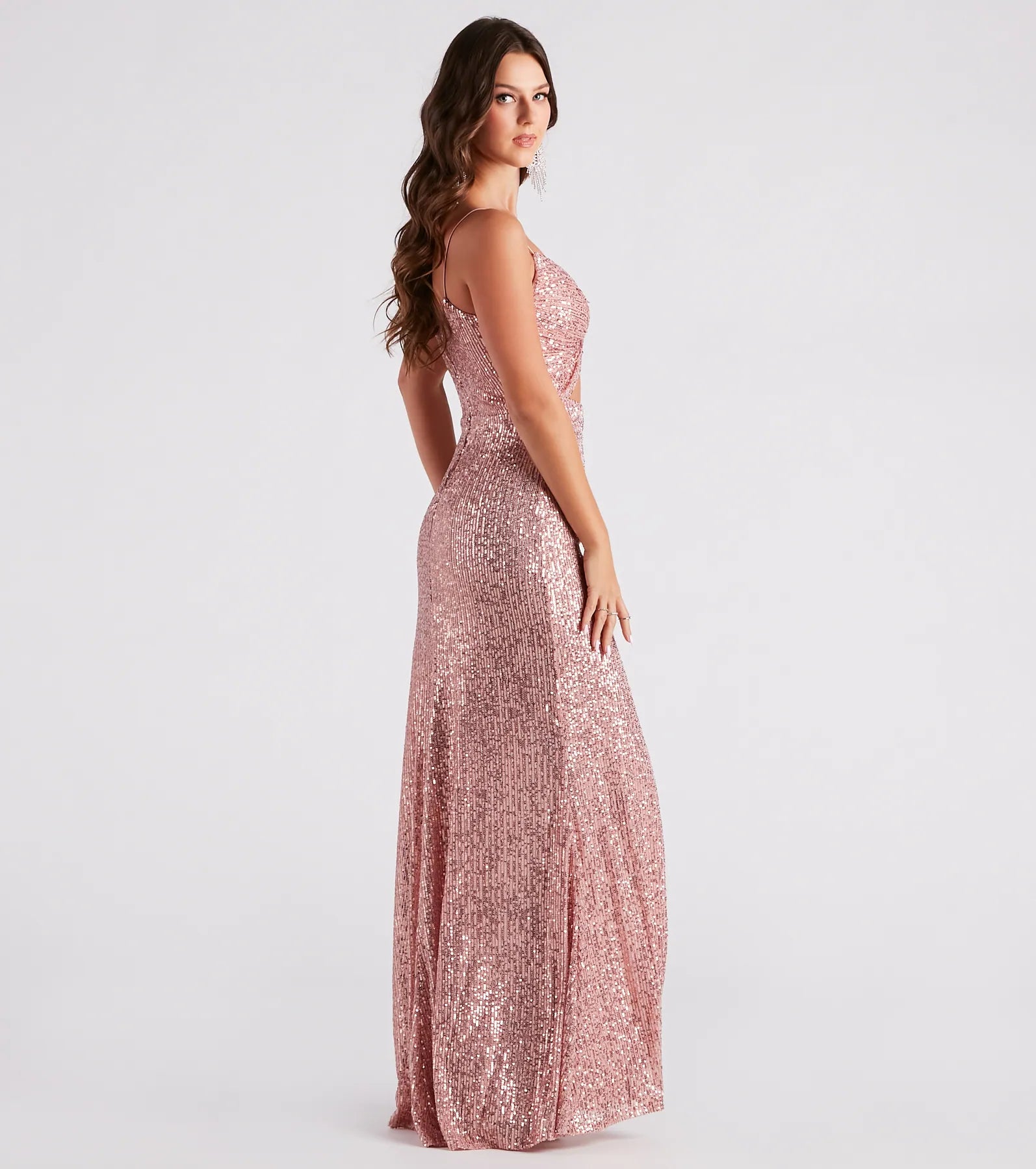 Haven Cutout Sequin Formal Dress - Image 6