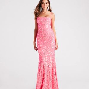 Noemi Formal Sequin A-Line Dress