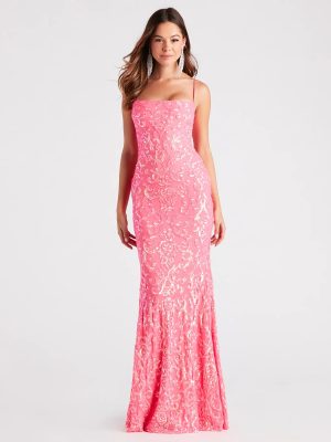 Noemi Formal Sequin A-Line Dress