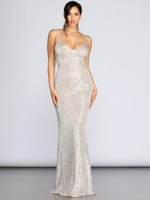 Teagan Sequin Gown