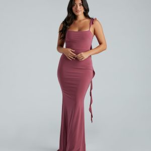 Barbara Formal Ruffle Mermaid Dress