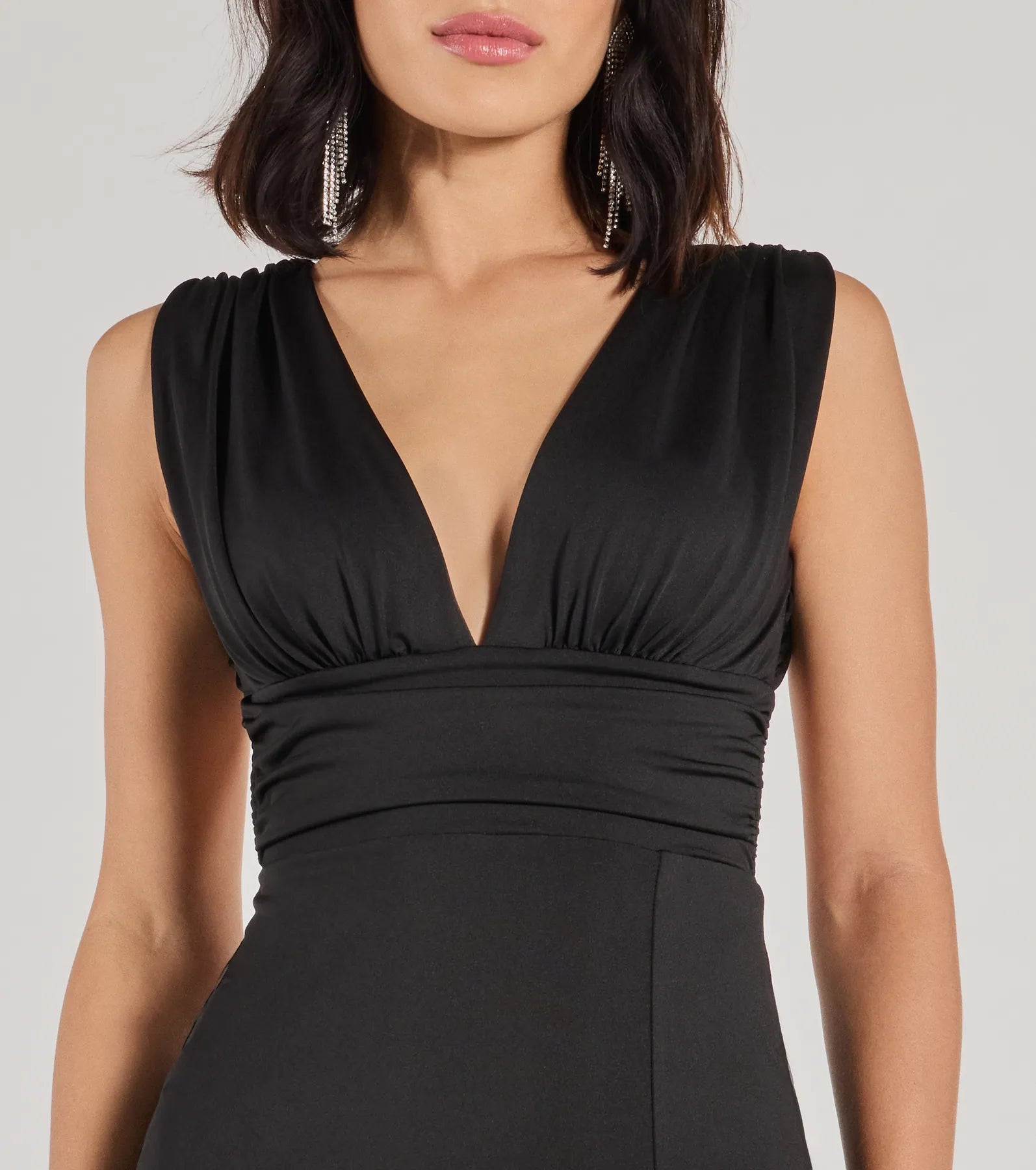 Liesel High Slit Open Back Column Dress - Image 3