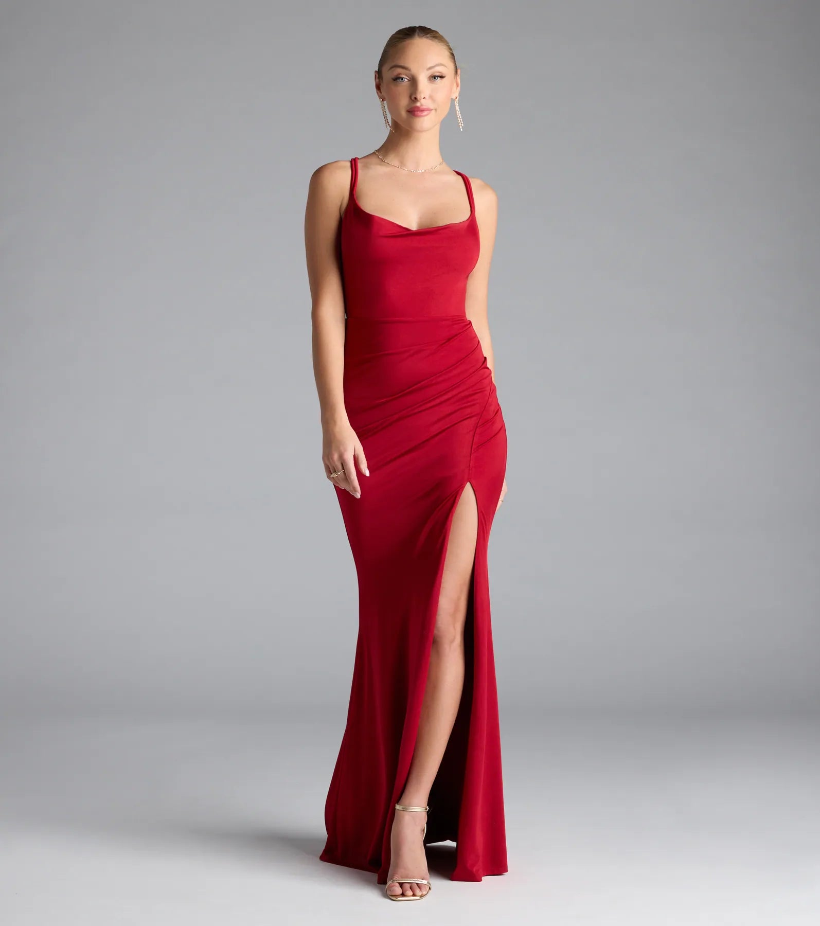 Fabienne Open Back Slit Mermaid Formal Dress - Image 5