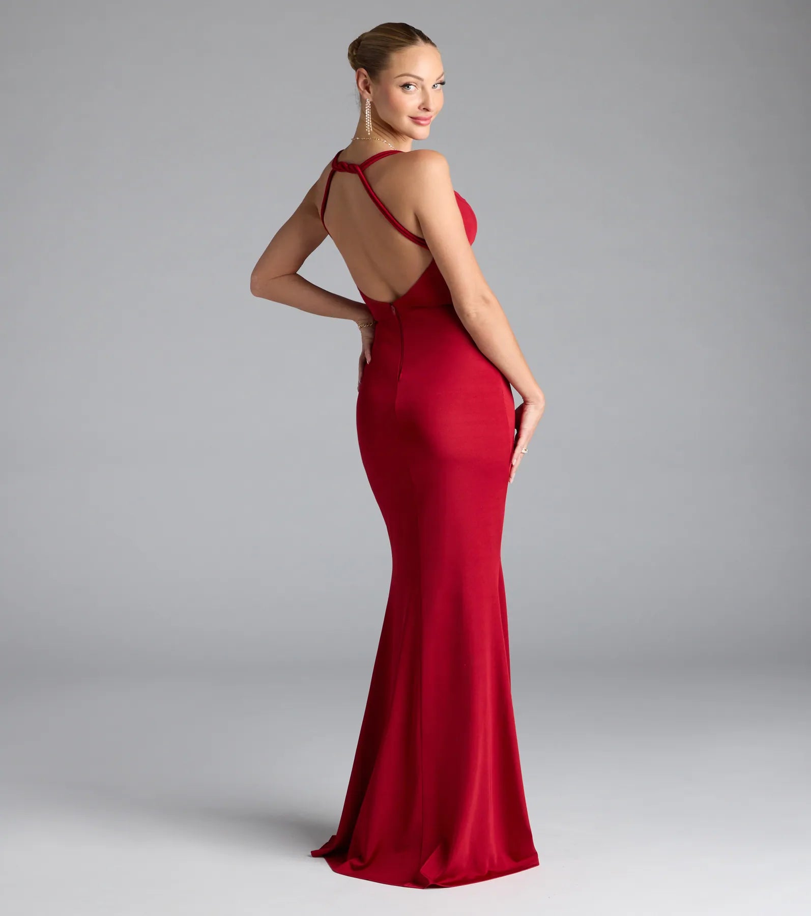 Fabienne Open Back Slit Mermaid Formal Dress - Image 6