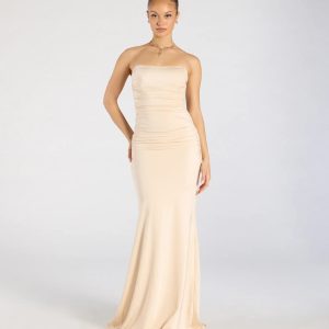 Georgina Strapless Lace-Up Mermaid Formal Dress