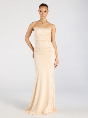 Georgina Strapless Lace-Up Mermaid Formal Dress