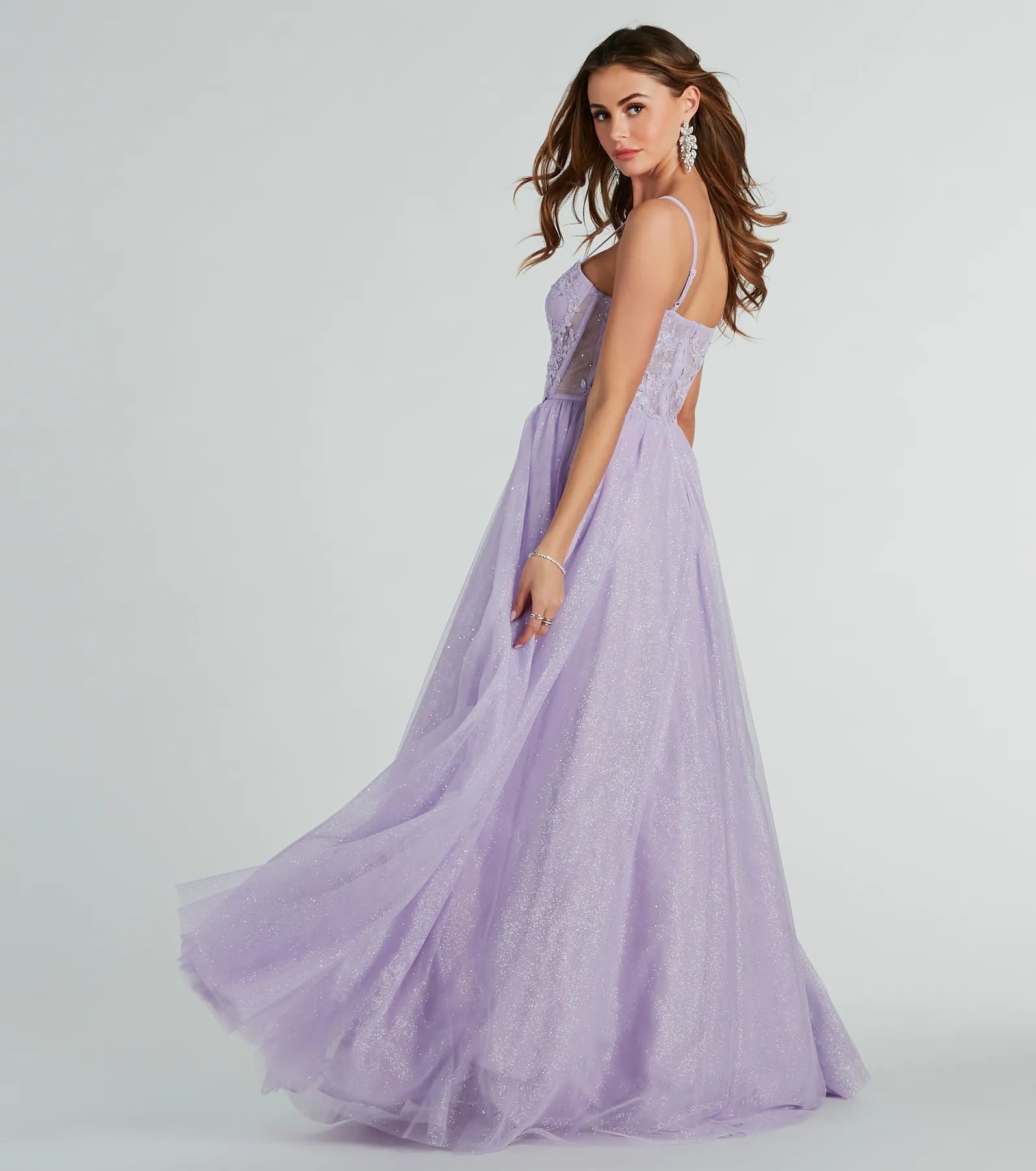 Tia Sweetheart Lace Applique A-Line Ball Gown - Image 6