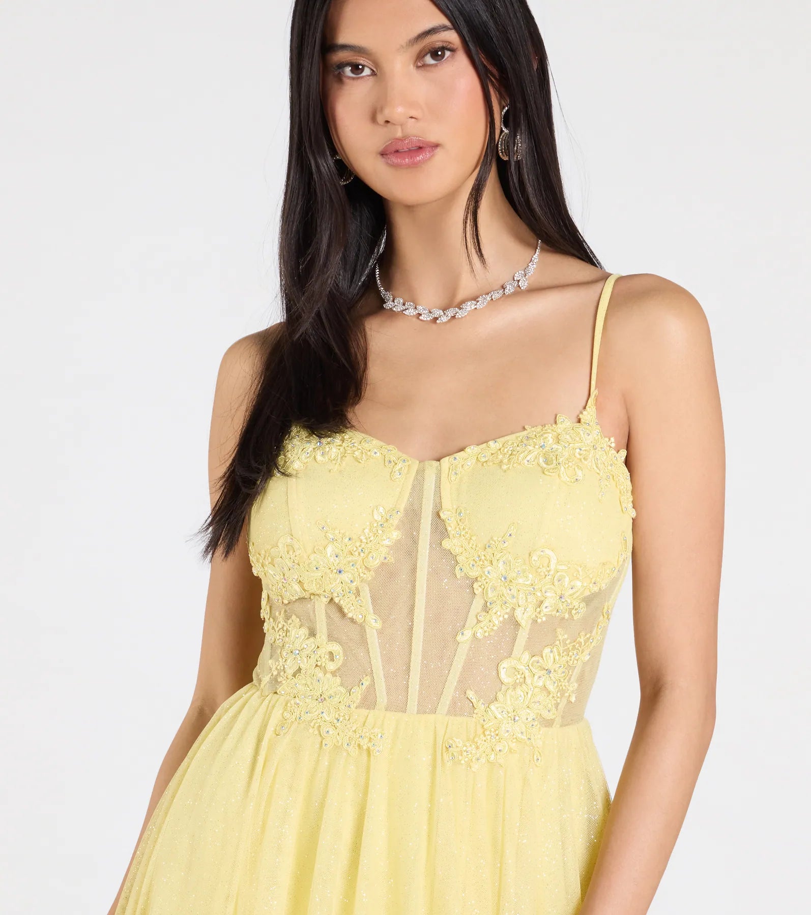 Tia Sweetheart Lace Applique A-Line Ball Gown - Image 11