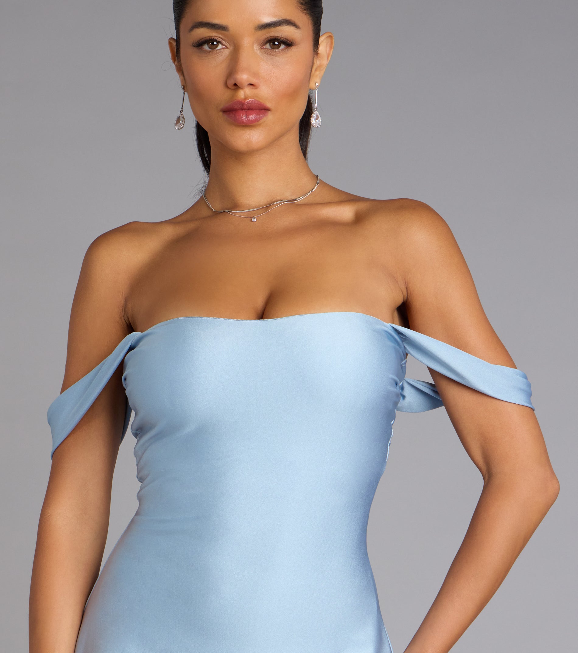 Effortless Charm Off-The-Shoulder Mini Dress - Image 8