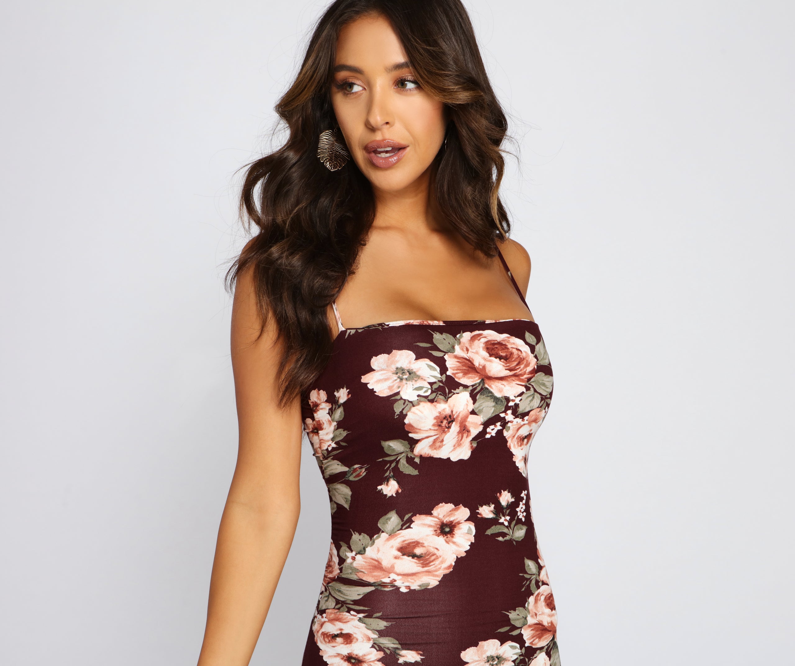 Floral Lover Ruched Midi Dress - Image 3