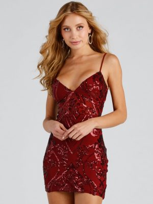 Impress The Best Sequin Mini Dress