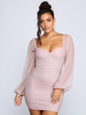 Gorgeous And Glitzy Bodycon Dress