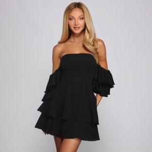 Ravishing Ruffles A-Line Mini Dress