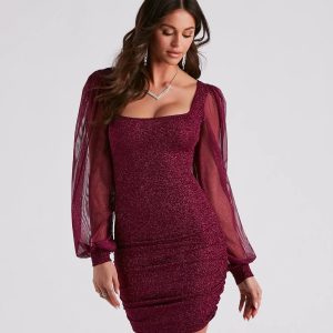 Glam Up The Night Glitter Mini Dress