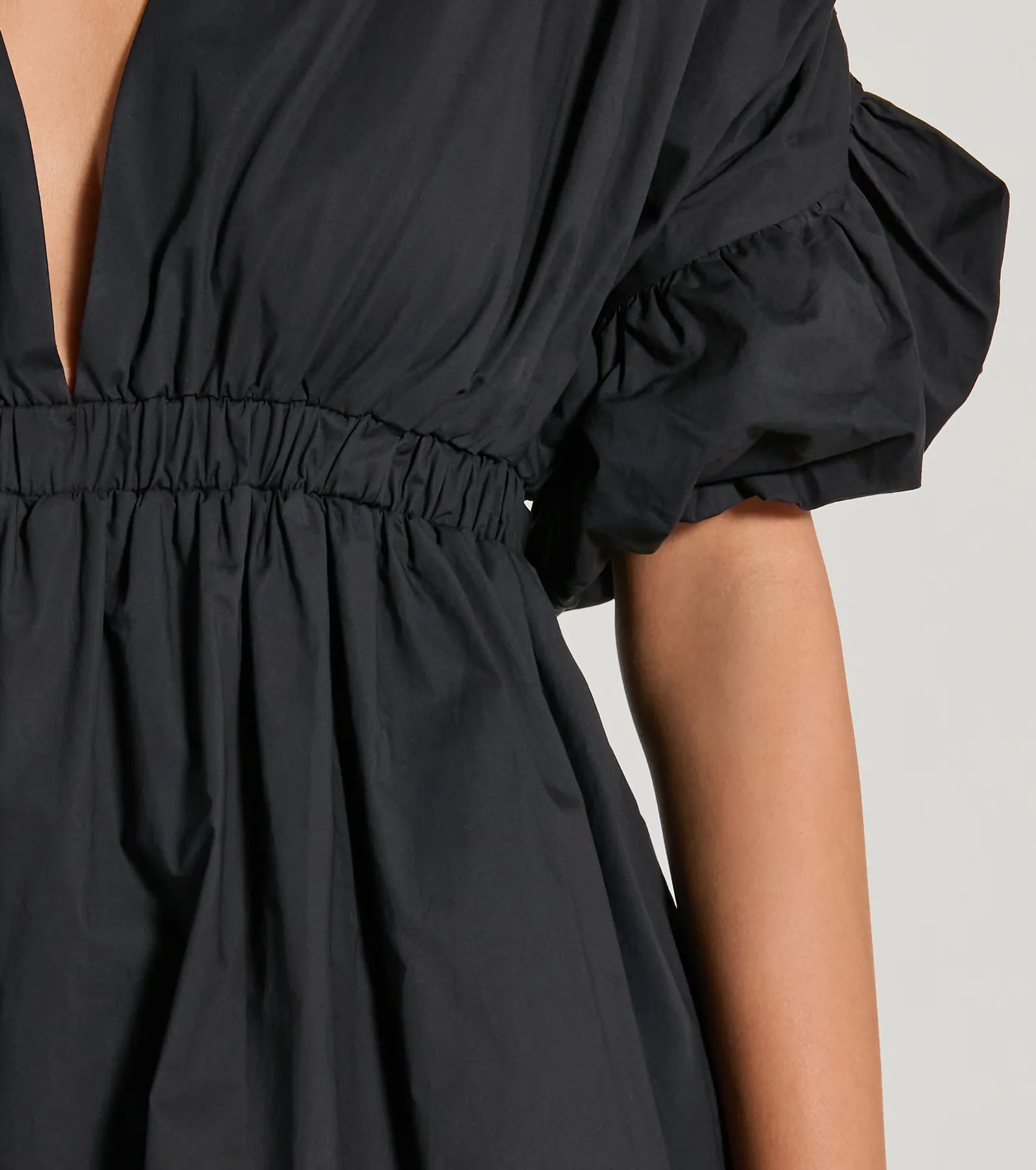 Love Game Plunge V-Neck Bubble Skater Dress - Image 4