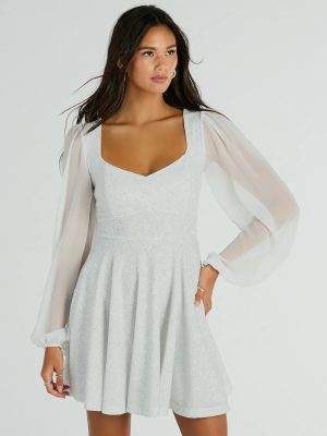 Captivate In Glitter Party Dress