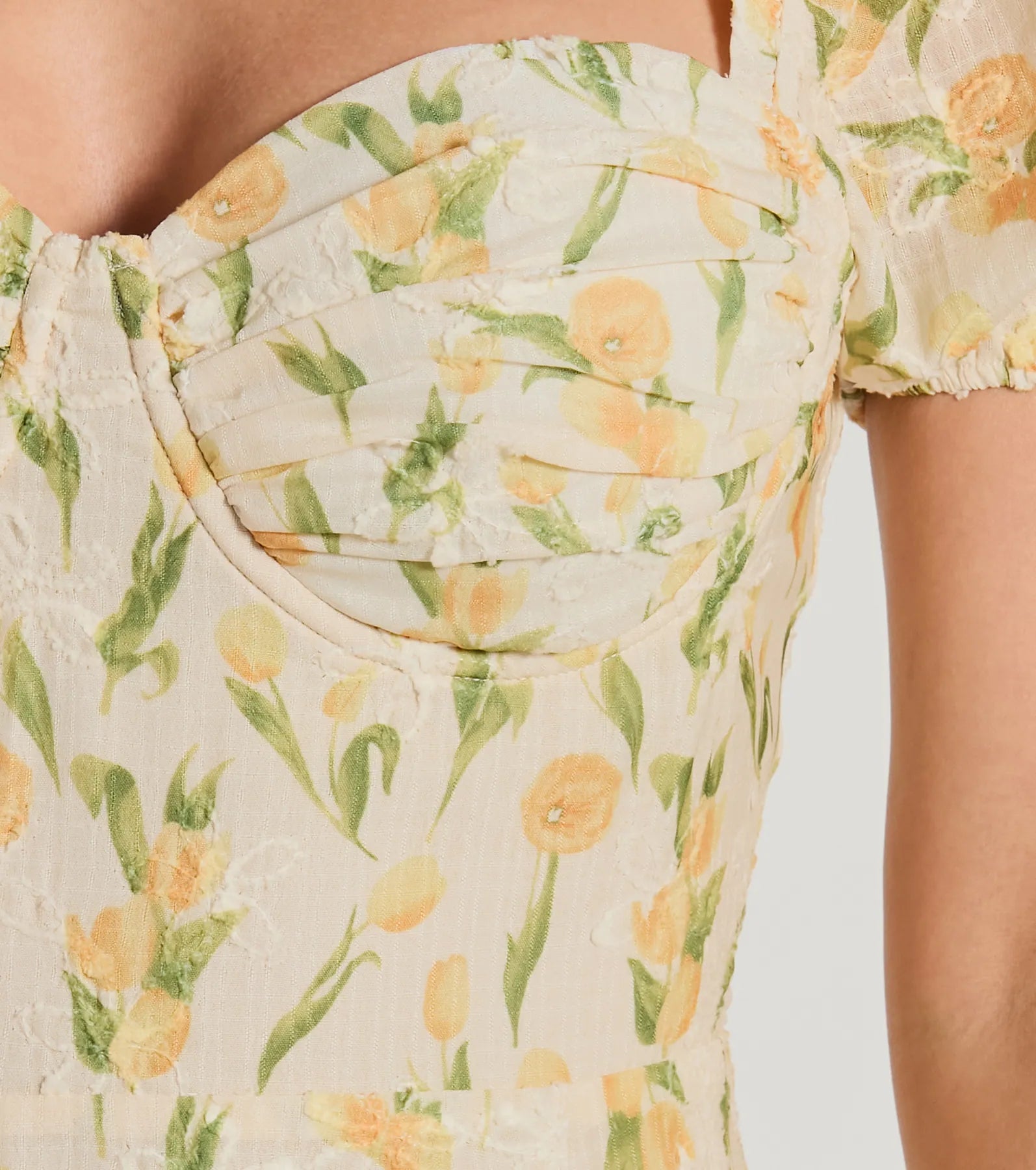 When Life Gives You Lemons Sweetheart A-Line Midi Dress - Image 3