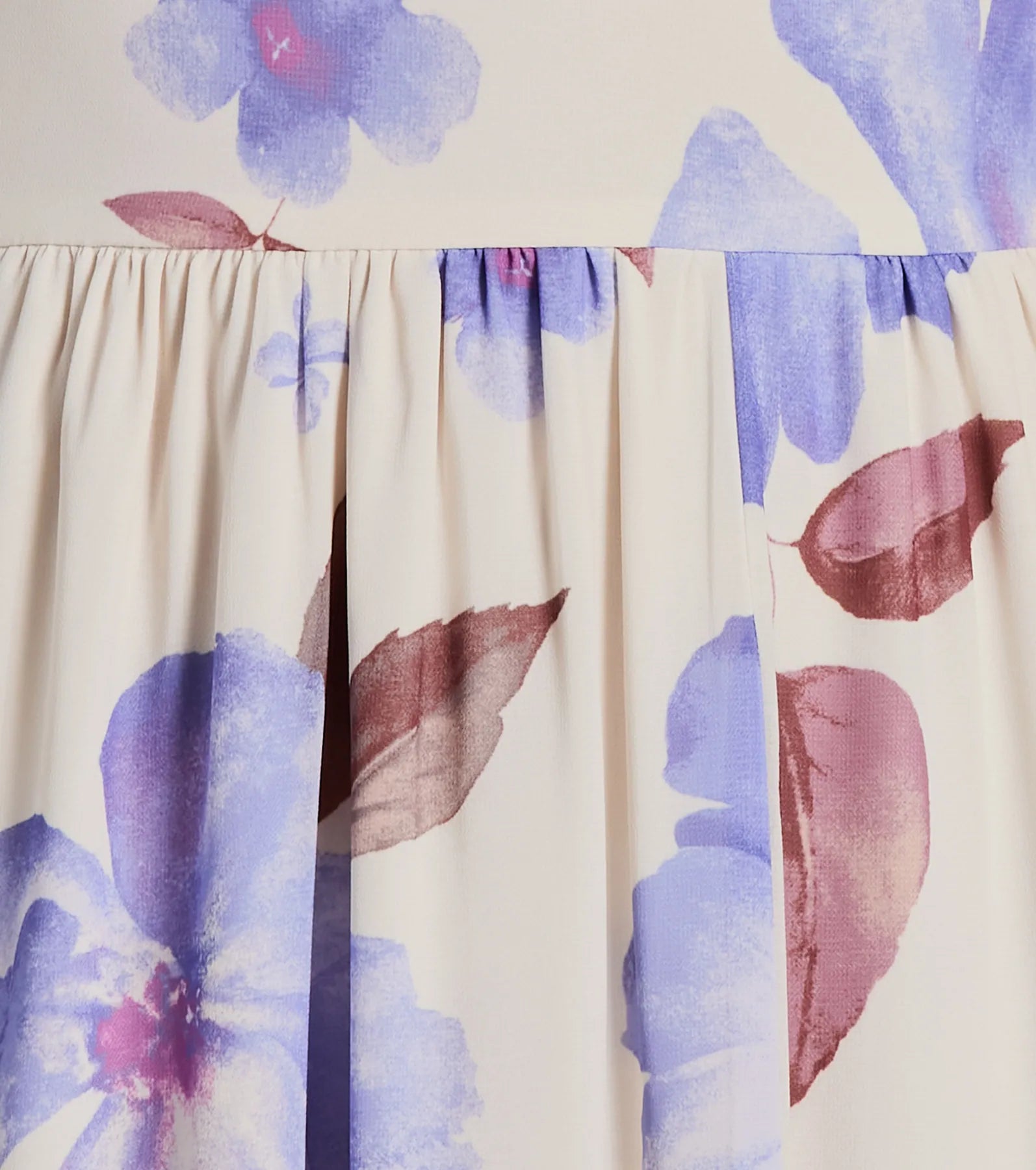 Irresistibly Sweet V-Neck Floral Chiffon Maxi Dress - Image 3