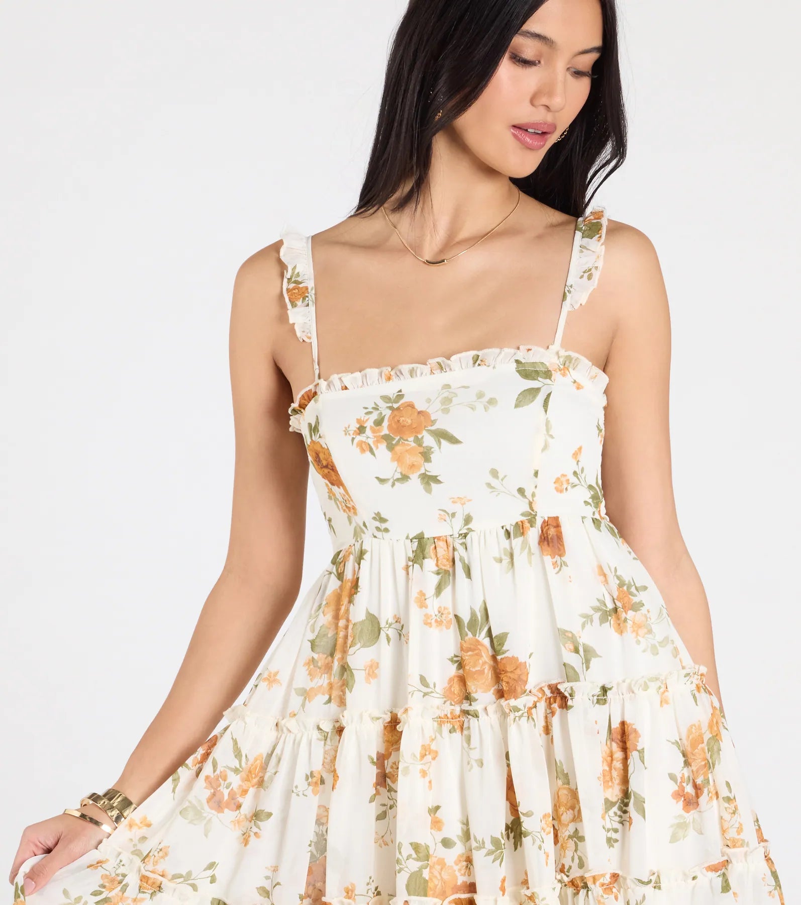Sunshine Romance Floral Babydoll Dress - Image 5