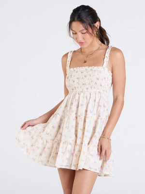 Sitting In The Sun Floral Babydoll Mini Dress