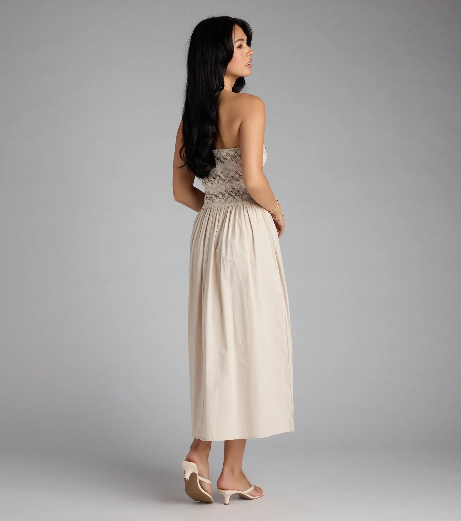 Effortless Days A-Line Midi Tube Dress - Image 2