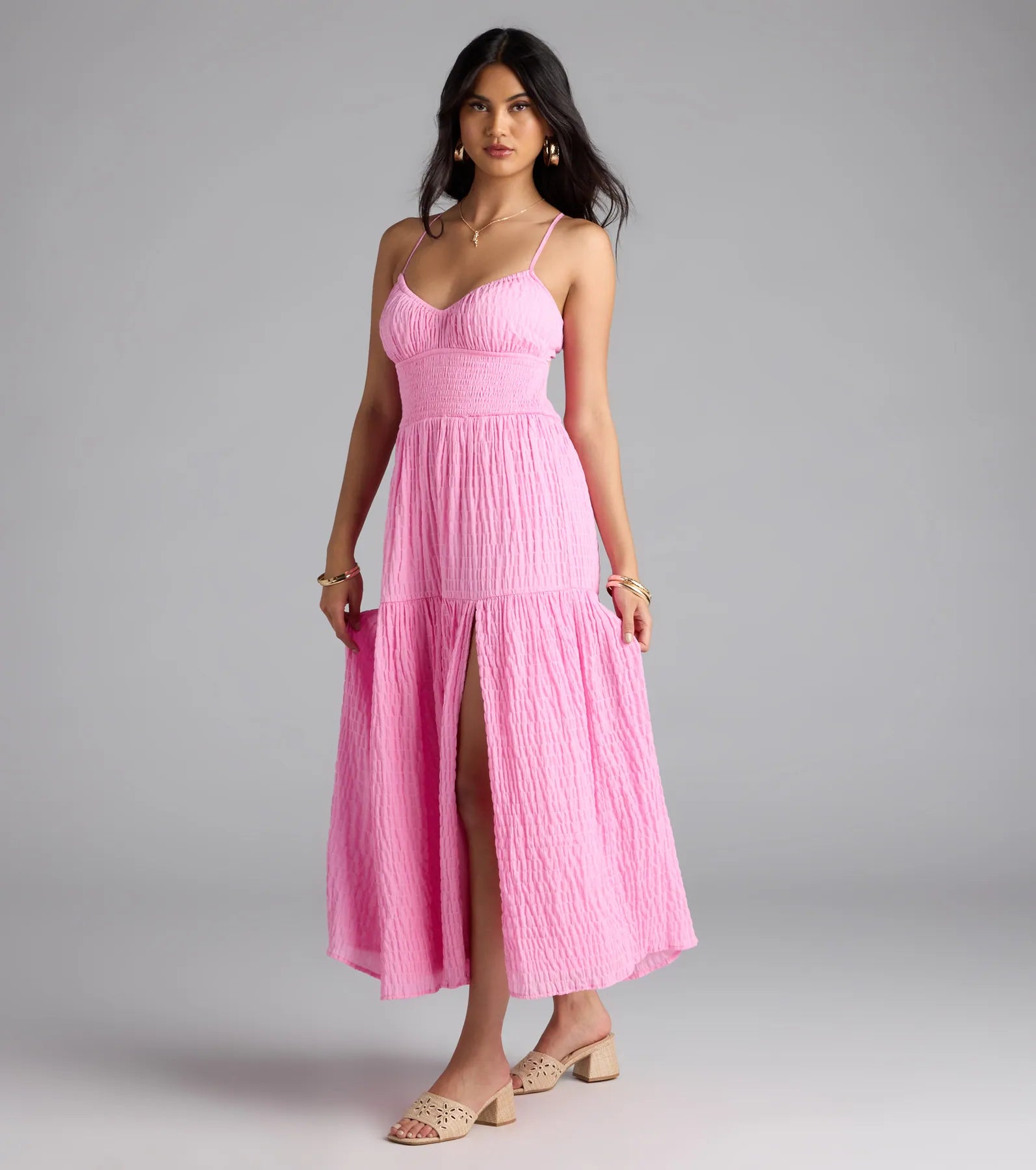 Breezy Fave High Slit Maxi Dress - Image 4