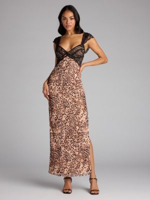 Born to Be Bold Lace Leopard Maxi Dress