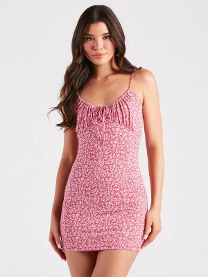 Natural Attraction Ditsy Floral Mini Dress