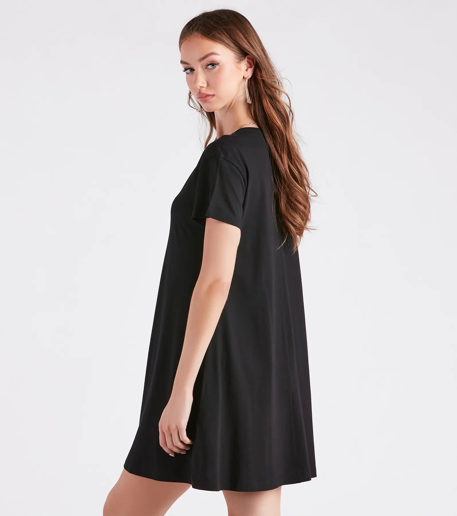 Effortless And Breezy Short T-Shirt Dress - Image 2