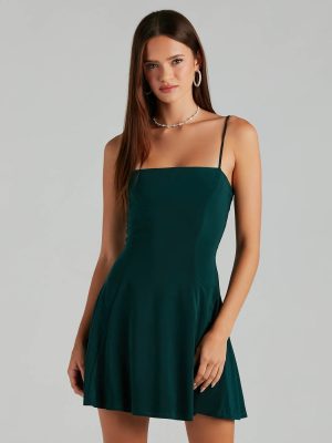 Casual Flirt Sleeveless A-Line Short Dress