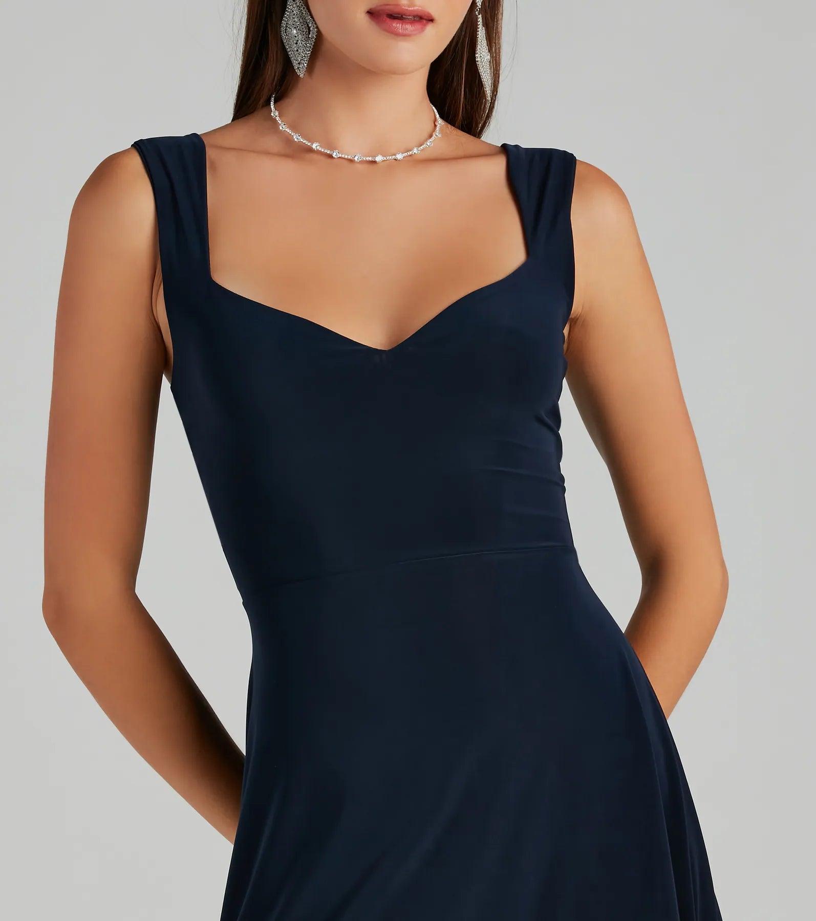 Extra Flare V-Neck Skater Dress - Image 4