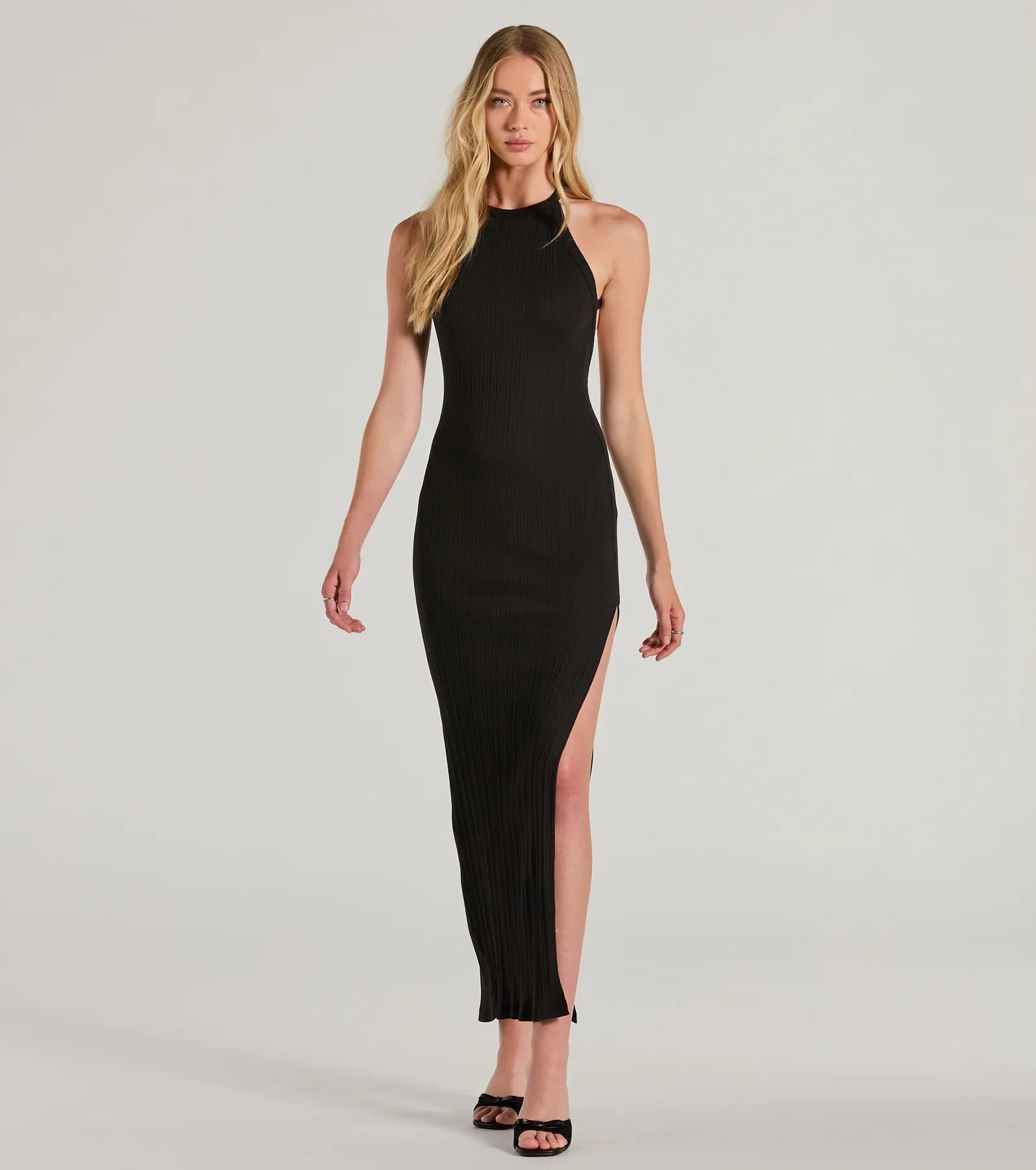 Fall Into Fashion Crew Neck Open Back Maxi Dress - Image 7