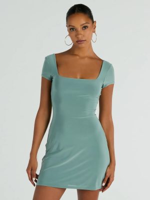 Oh So Sweet Tie Back A-Line Mini Dress