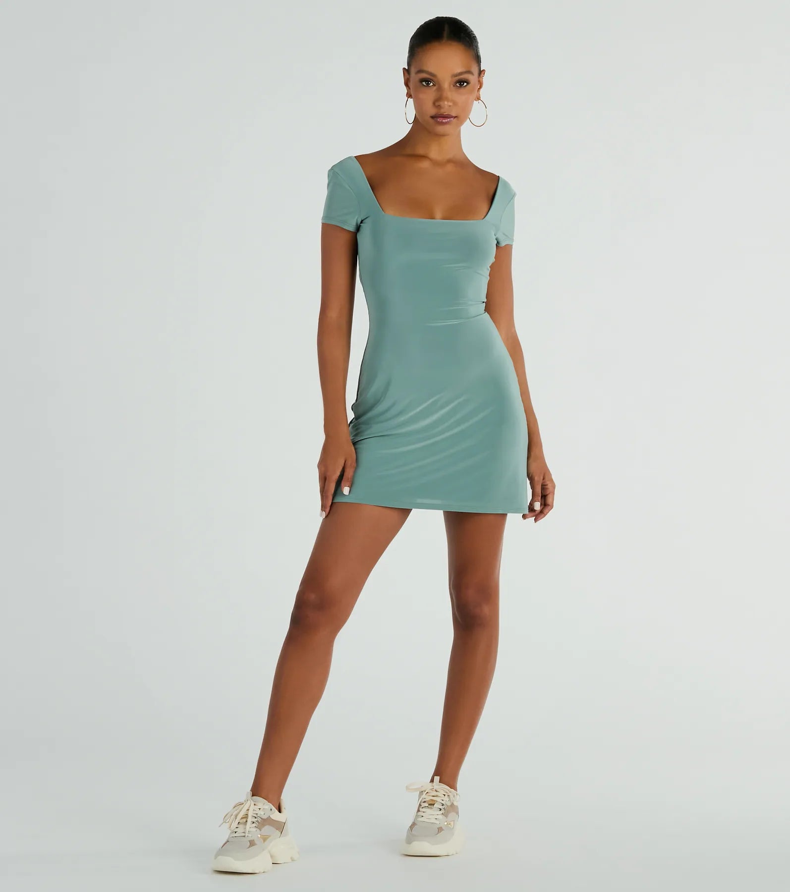 Oh So Sweet Tie Back A-Line Mini Dress - Image 3