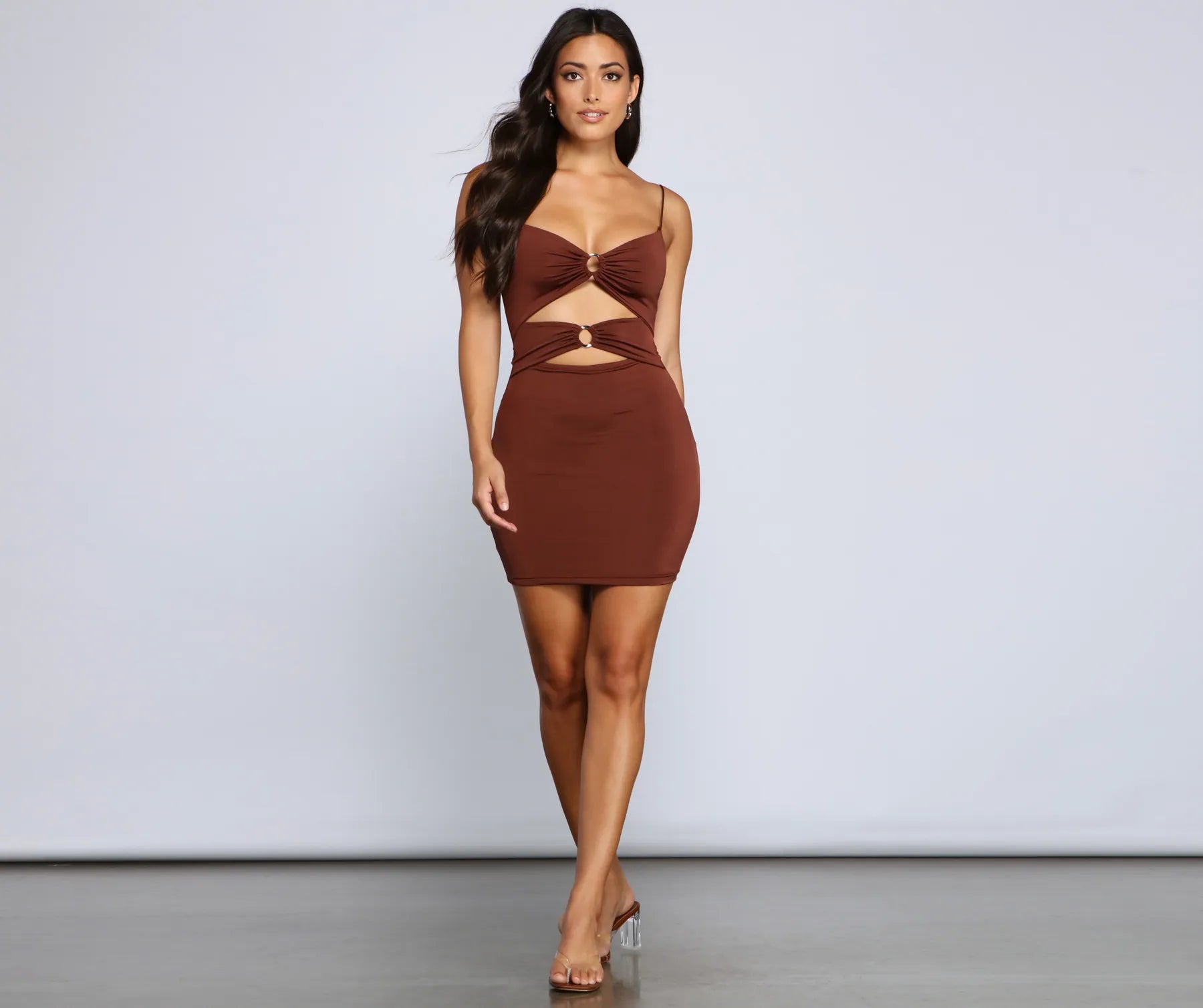 Bold Stunner Cutout Mini Dress - Image 3