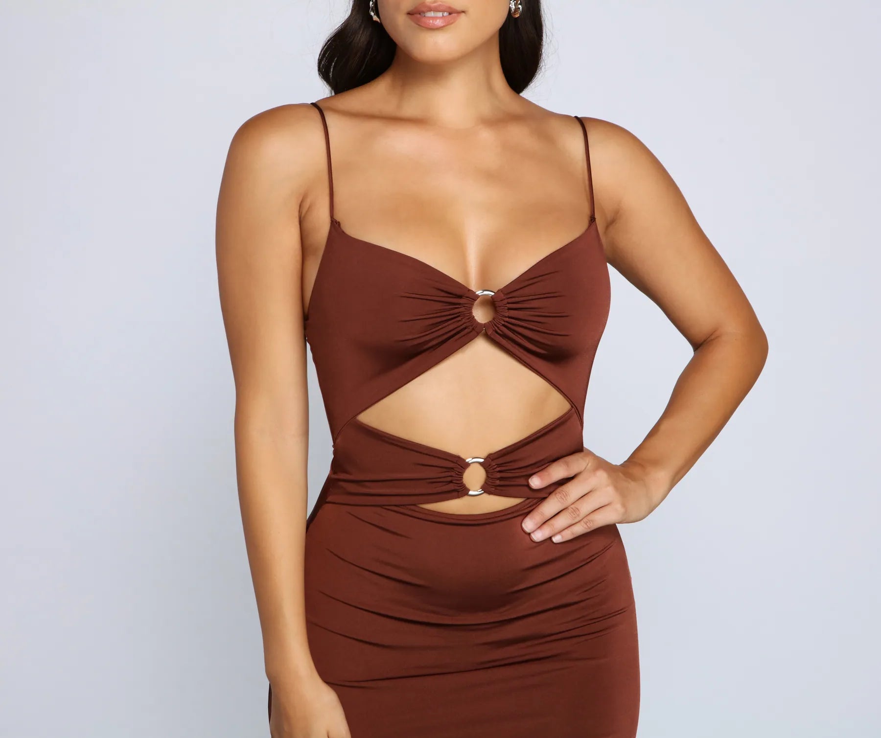 Bold Stunner Cutout Mini Dress - Image 4