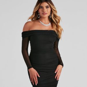 Chic Moment Mesh Bodycon Mini Dress