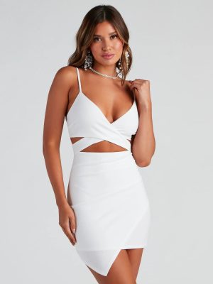 Major Bombshell Asymmetrical Cutout Dress