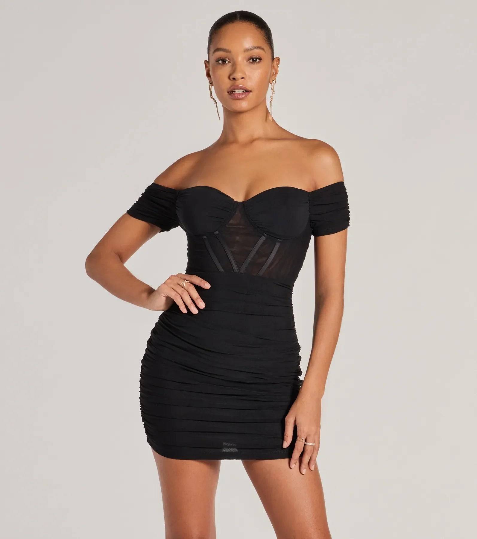 Flawless 'Fit Corset Bodycon Mini Dress - Image 5