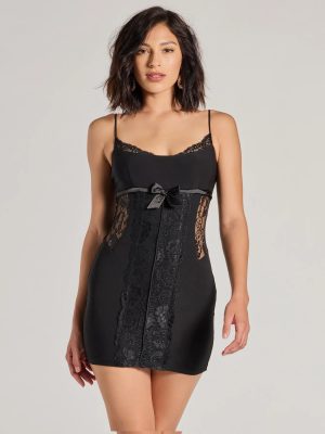 Sealed With Style Lace and Bow Mini Dress