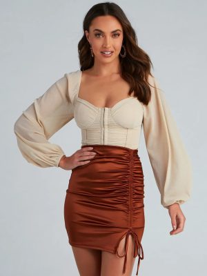 Be Mine Sparkle Knit Bustier